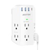 BESTEK Surge Protector, Outlet Extender with 6 Outlets and 4