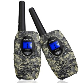 Retevis RT628 Kids Walkie Talkies,Army Toys for 6-12 Year Old Boys Girls,FRS Walky Talky with Key Lock,Gift for Outdoor Adventure Camping Hunt Trip(2 Pack,Camo)