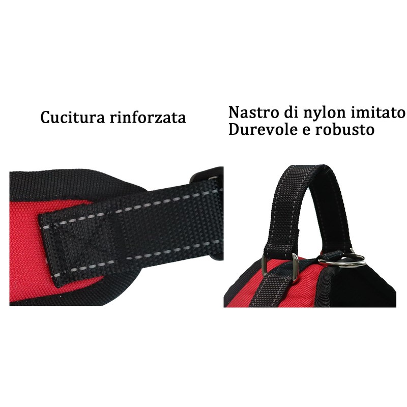 MENGTEQI Professional Dog Harness, Comfortable and Breathable, Adjustable for Small
