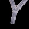 JoyTube Plastic Barb Equal Y Tee 3/8" hose ID Polypropylene