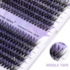 Cluster Eyelashes 30D/40D 240PCS 16-20mm Mixed Individual Lashes C/D Curl
