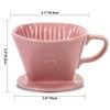 LHUKSGF Pour Over Ceramic - Coffee Dripper Ceramic Coffee Maker