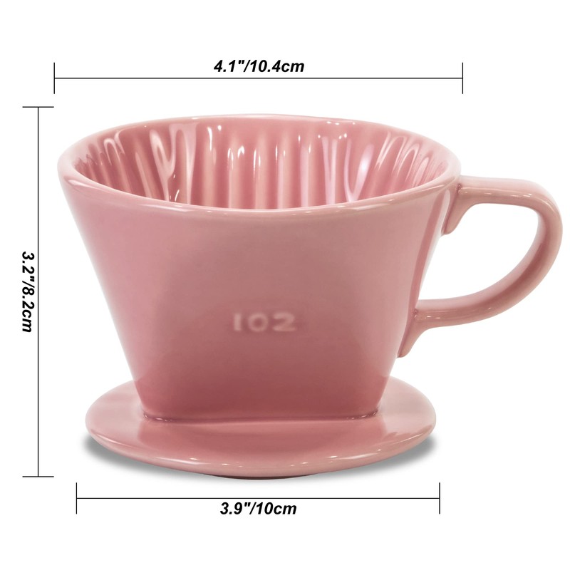 LHUKSGF Pour Over Ceramic - Coffee Dripper Ceramic Coffee Maker