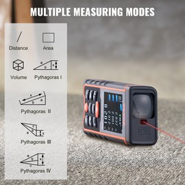 VEVOR Laser Measure - 328ft High Accuracy Distance Meter with 100-Group Storage, - 328 FT