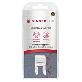 SINGER | Open Toe Presser Foot Snap-On for Low-Shank Sewing Machines