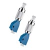 Duogalia 2Pcs FC Male to LC Female Fiber Optic Adapter,