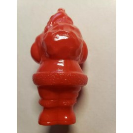 Slam Bam Novelty Vintage Red Hard Plastic Santa Novelty Ornament No Package New Old Stock