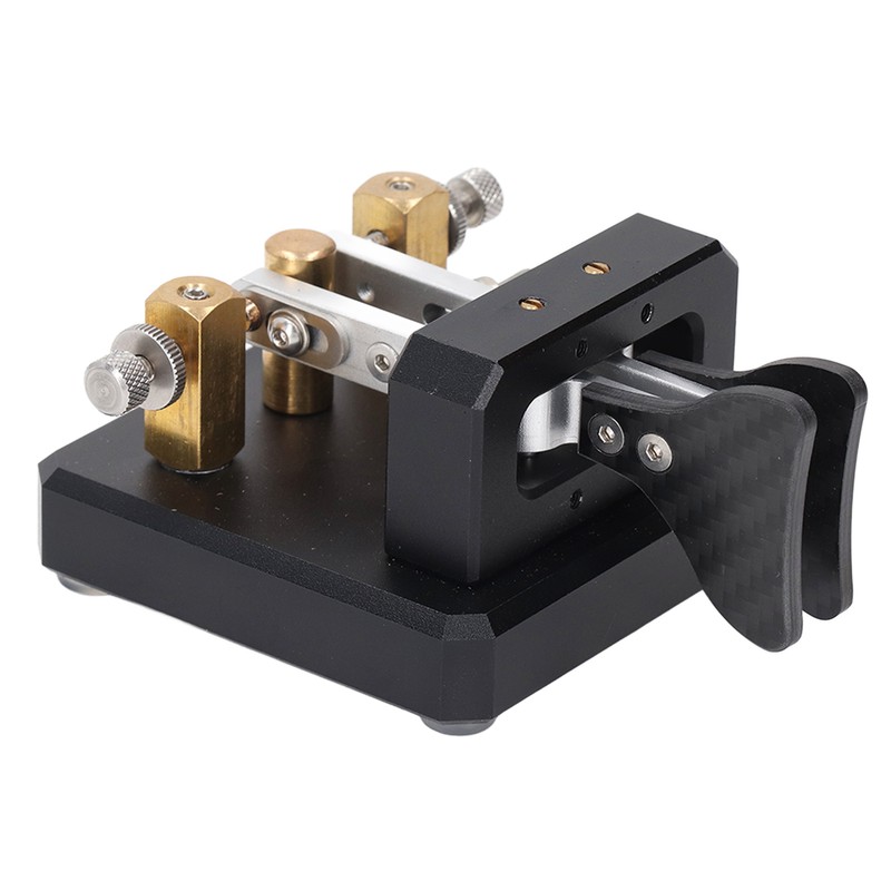 Morse Code Key Double Paddle Automatic CW Shortwave Telegram Tapper