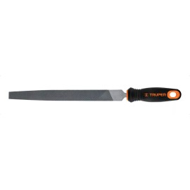 Truper Lima Plana Bastarda Con Mango Comfort Grip 10'' Truper