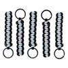 BubbasGarageTv - Paracord Key Chains - 5 Pack (Red)