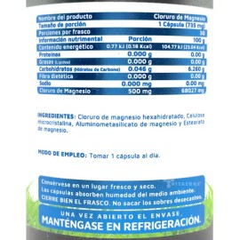 Cloruro Magnesio Cápsulas Vidanat