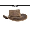 Black Jungle Kimbolton Leather Western Hat Australia Cowboy Hat, charcoal