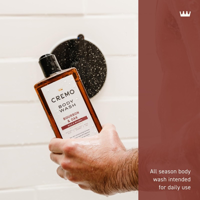Cremo Body Wash Men, A Sophisticated Blend of Distillers Spice,