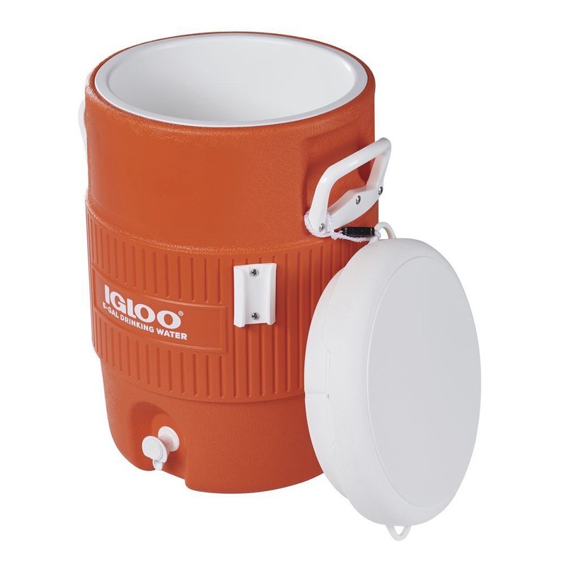 Igloo 5-Gallon Heavy Duty Seat Top Water Container - Orange
