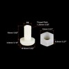 sourcing map 20 Pairs Nylon Screw Nut Assortment, M8x16mm Slotted