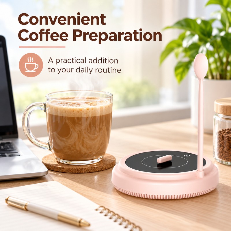 Rechargeable Magnetic Milk Mixer for Baby Formula & Coffee –
