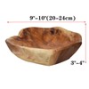 JFFLYIT Creative Wood Bowl - Root Carved, Handmade, Natural Real