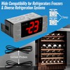 Replacement for Dixell XR03CX-4N0F1 Temperature Controllers, Ideal for 120V 50-60hz
