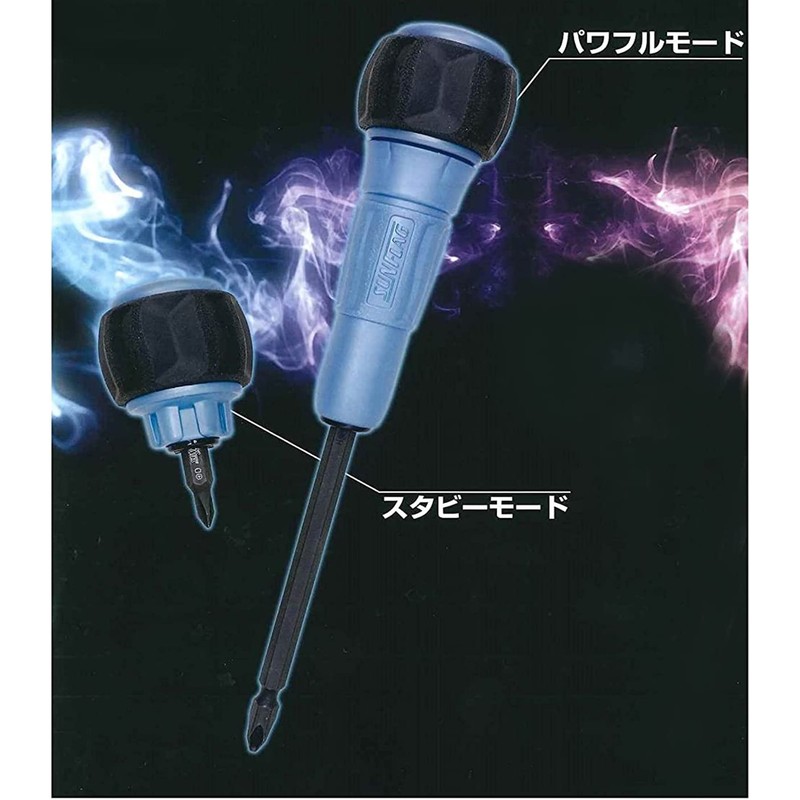 Shinkame Seisakusho SUNFLAG Tough Join Driver (Joidra) Metal Blue Bit