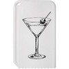 Azeeda 'Cocktail Glass with Olive' Plastic Ice Scraper (IC00040902)