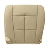 Zieichy Driver Side Bottom Replacement Perforated Leather Seat Cover Tan