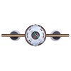 Canarm Elsee 2-Light Track Lighting Black and Gold with Clear