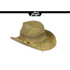 '"Bondi Natural Western Straw Hat