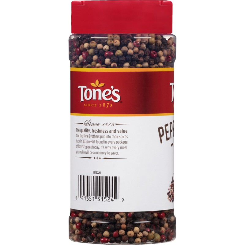 Tone's Peppercorn Melange, 7.50 Ounce (Pack of 6)