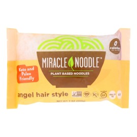 UD_Miracle Instant Noodle Pasta Case 6 Boxes 7 oz Shirataki Angel Hair Variety Pack-Spaghetti Pattern Halal Certified Bulk/Bag