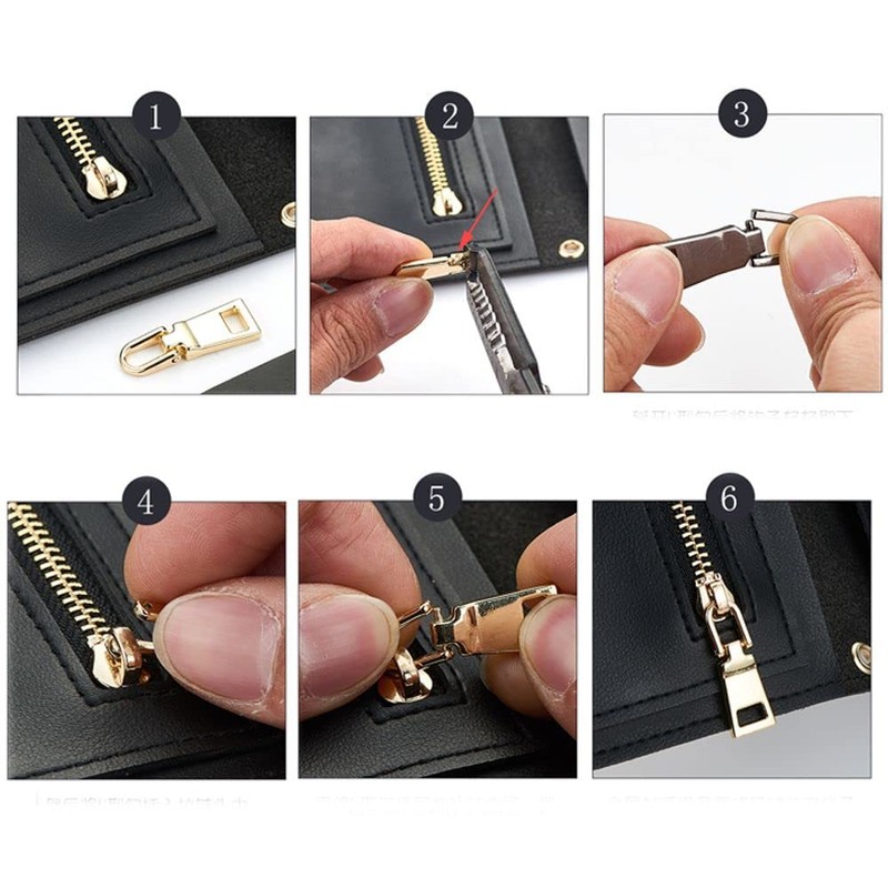 Zipper Pull Replacement, Slider Pull Tab for Luggage, Backpack, Jacket,