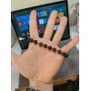 RAYON Champagne Brown Smoky Quartz Bead Bracelet Men Stretch 10mm