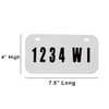 Raider FS-12000-1 ATV/UTV Wisconsin License Plate Kit with Numbers and