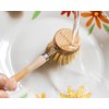 ECOGREEN Set de 4 Utensilios de Limpieza de Bambú y