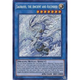 Yu-Gi-Oh! - Sauravis, The Ancient and Ascended (INOV-EN037) - Invasion: Vengeance - Unlimited Edition - Secret Rare