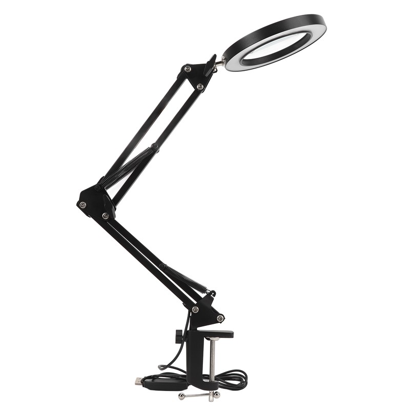 72 LED Magnifying Glass Light with Clamp Eye Protection 5X