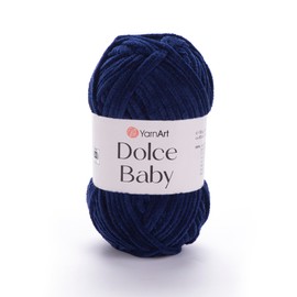 YarnArt Dolce Baby – Soft Chenille Velvet Yarn, 50g (1.76 oz), 93 yds – Plush, Medium-Weight Yarn for Amigurumi, Baby Blankets, Crochet, Knitting & DIY Craft Projects (756)
