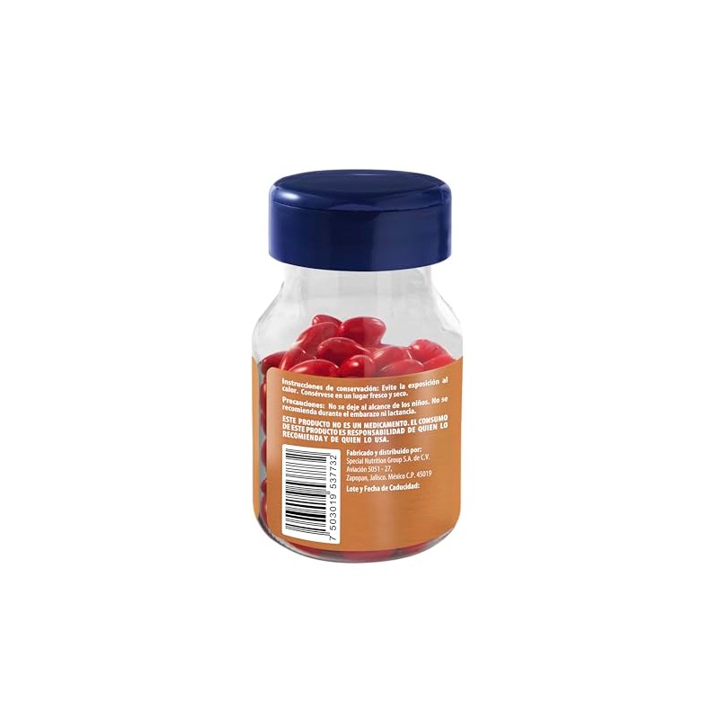 Zinc 100 Mini Capsulas Softgels de 400mg Suplemento Mineral Natural