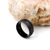 8mm Mens Black Stainless Steel Basketball Design Ring Cool Gifts
