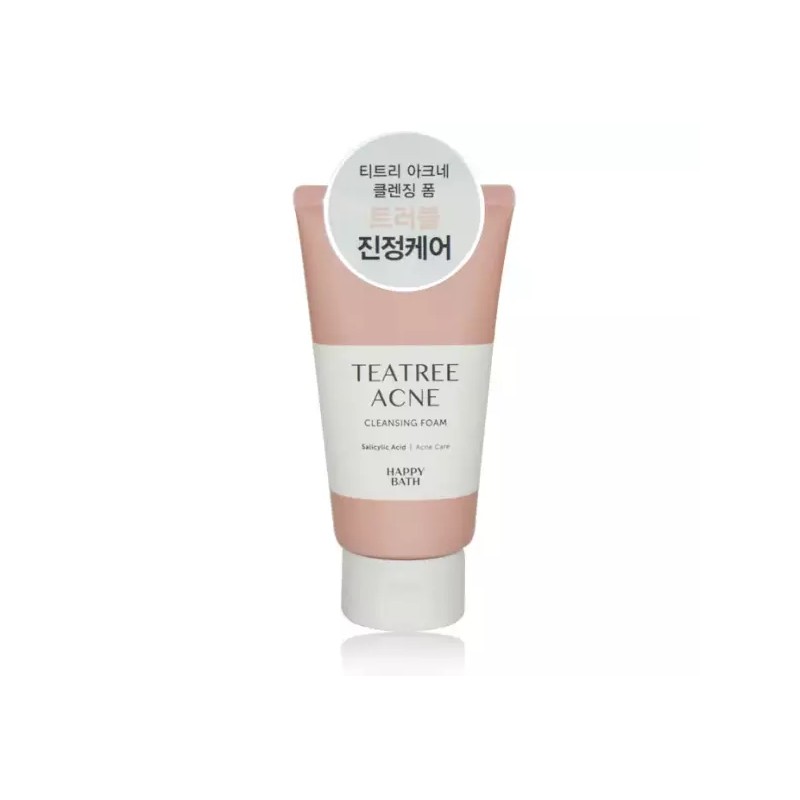 Happy Bath 해피바스 화이트 클레이 모공 클렌징 폼 150g Happy