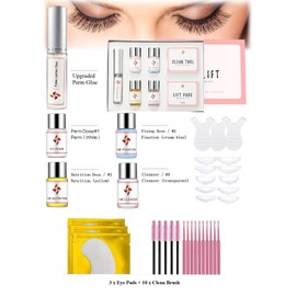 TUBeauty 2024 Eyelash Perming Full Kit, Upgraded Professional Eyelash Perming Eye Lashes Extension Perming Kit Nutritious Eyelashes Curling Lash Lift ICONSIGN (Glue Upgraded Version)