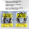 Professional Rubber Watch ORing Watch Back Sealing Gasket Replacement Accessory