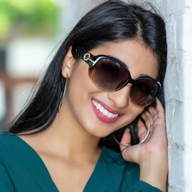 Joopin Polarised Sunglasses Womens Trendy Oversized Driving Ladies Sunglasses with UV Protection Big Rectangle Sun Glasses for Women (Gradient Brown)