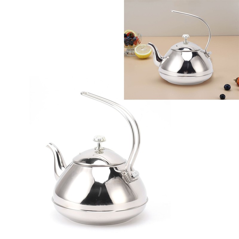 Stainless Steel Teapot Large Capacity Stovetop Kettle with Filter for