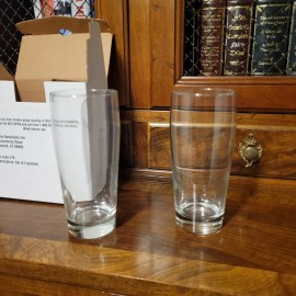 Pair Of Vintage Beer Glasses NIB