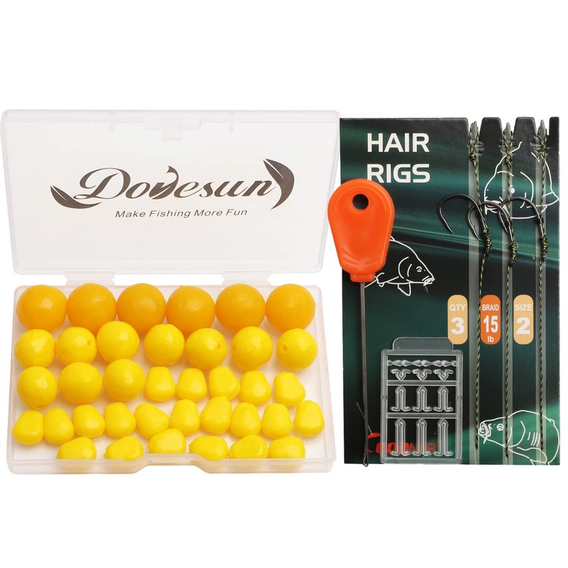 Dovesun Carp Fishing Hair Rigs Carp Rig Kit Corn Bait