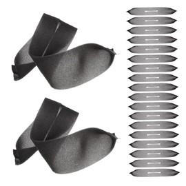 iplusmile 30pcs Non Slip Hanger Foam Strips Space Saving Protective Covers for Clothes Suits Soft Resilient Design Easy to Install Hanger Shoulder Pads Prevent Scratches Garments