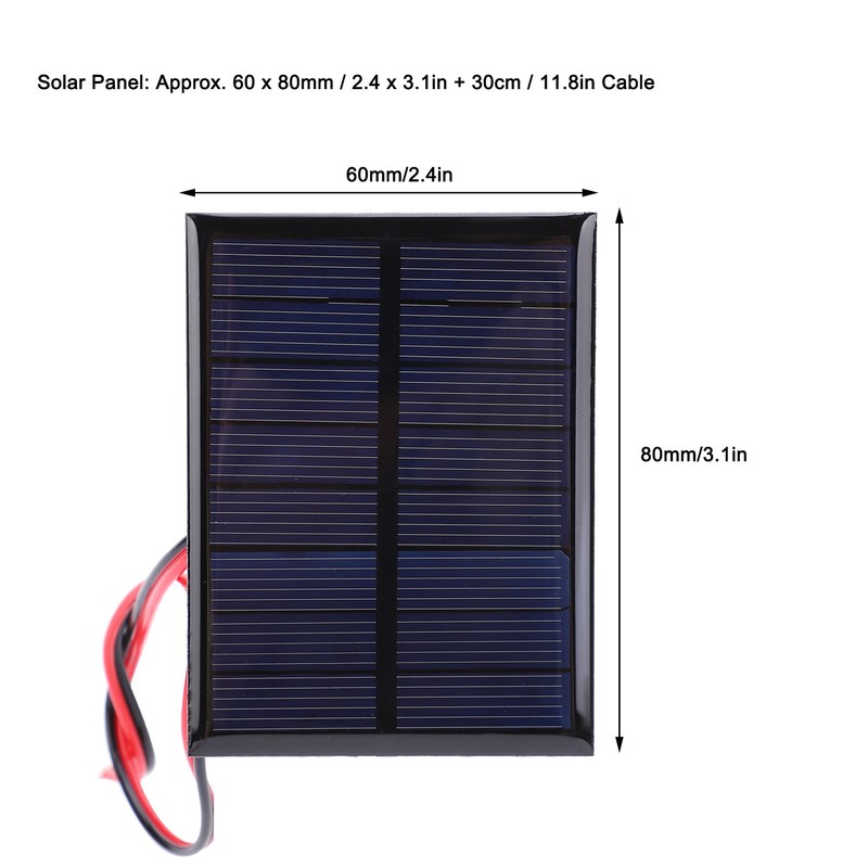 3pcs DC4V 150mA Solar Panel Cell Power Module Polycrystalline Silicon