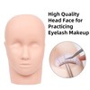Eyelash Extension Mannequin Head Cosmetology Mannequin Head For Makeup Soft