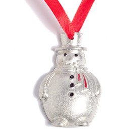 Pirantin Tin Snowman Handpainted Christmas Decoration