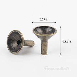 Framendino, 12 Pack Metal Backflow Cone Incense Burner Incent Stand Holder